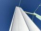 Preview: PVC-Kederplane mit 13mm Keder, weiß, 2,57 x 15,00m