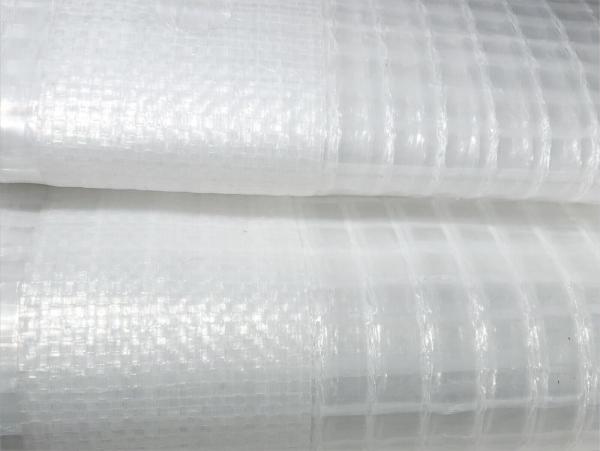 Gitterabdeckplane ca. 220 g/m², transparent